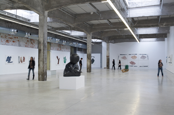 vue de l exposition à la Hab Galerie - cl : Marc Domage - © Frac des Pays de la Loire