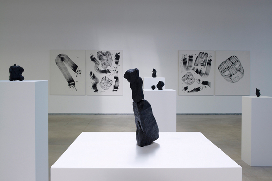 vue de l exposition à la Hab Galerie - cl : Marc Domage - © Frac des Pays de la Loire